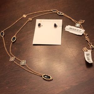 Kendra Scott necklace and earrings